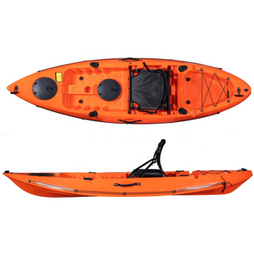 2020 China OEM wholesale hot sale new design single ocean fishing kayak with paddle and aluminum frame seat for sale